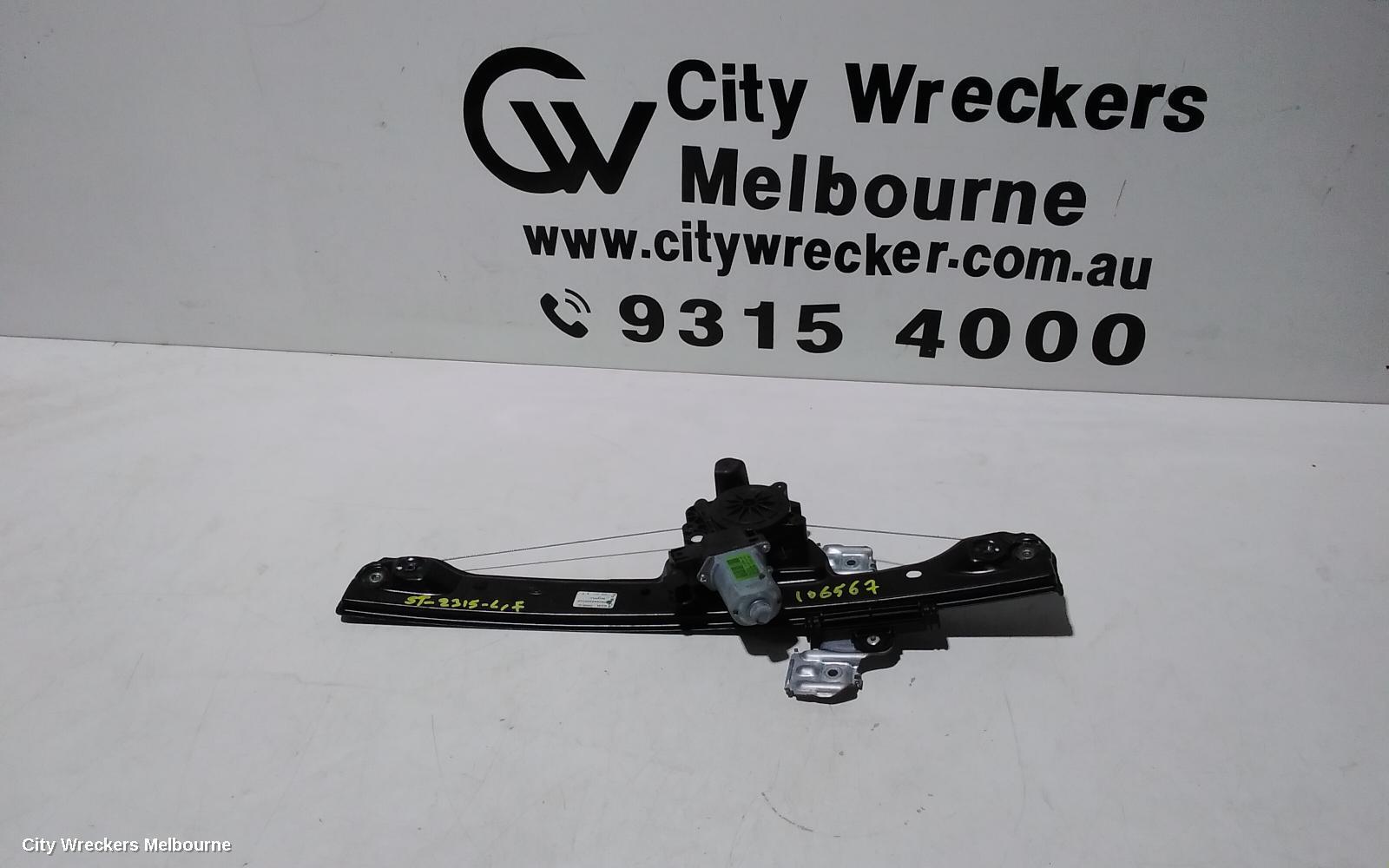 FORD ECOSPORT 2017 Left Front Window Reg/Motor