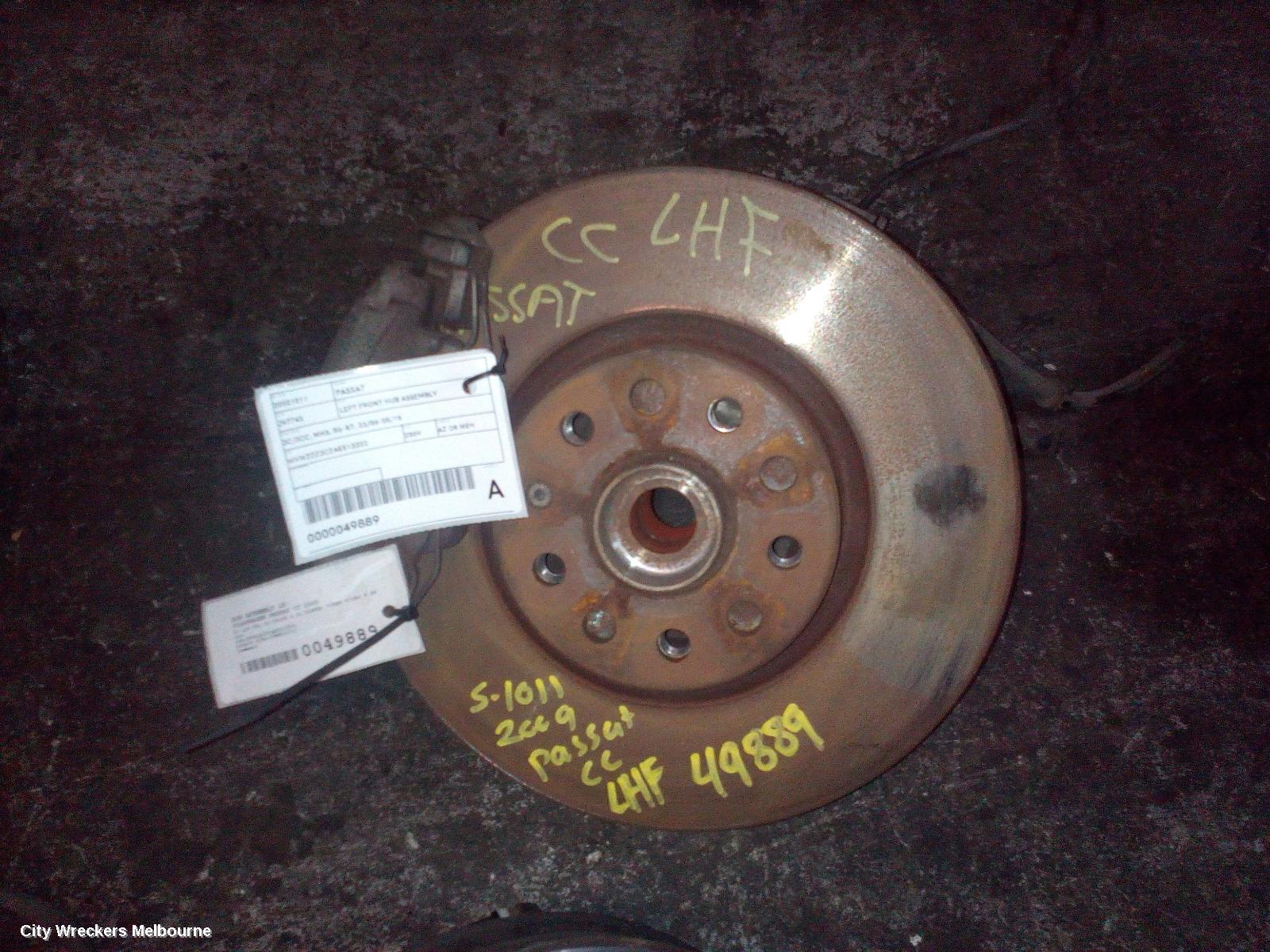 VOLKSWAGEN PASSAT 2009 Left Front Hub Assembly