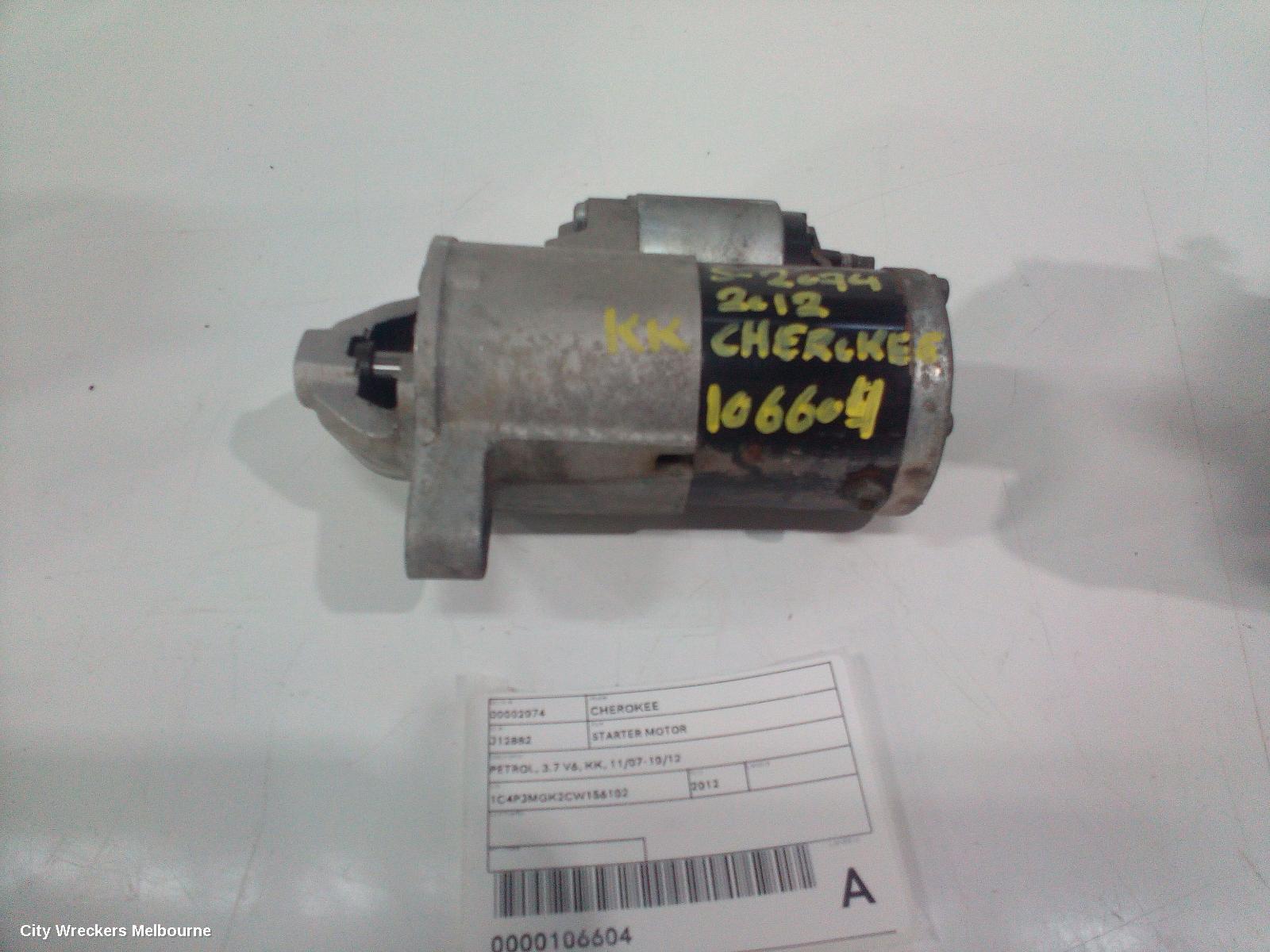 JEEP CHEROKEE 2012 Starter