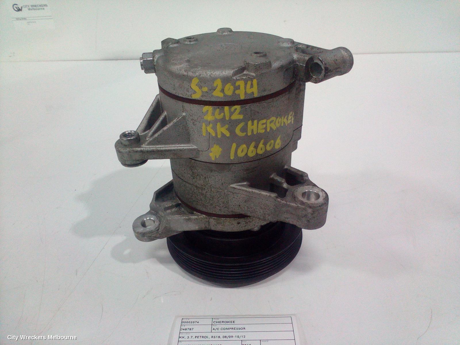 JEEP CHEROKEE 2012 A/C Compressor