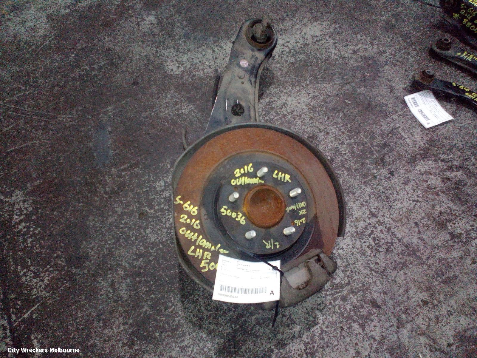 MITSUBISHI OUTLANDER 2016 Left Rear Hub Assembly