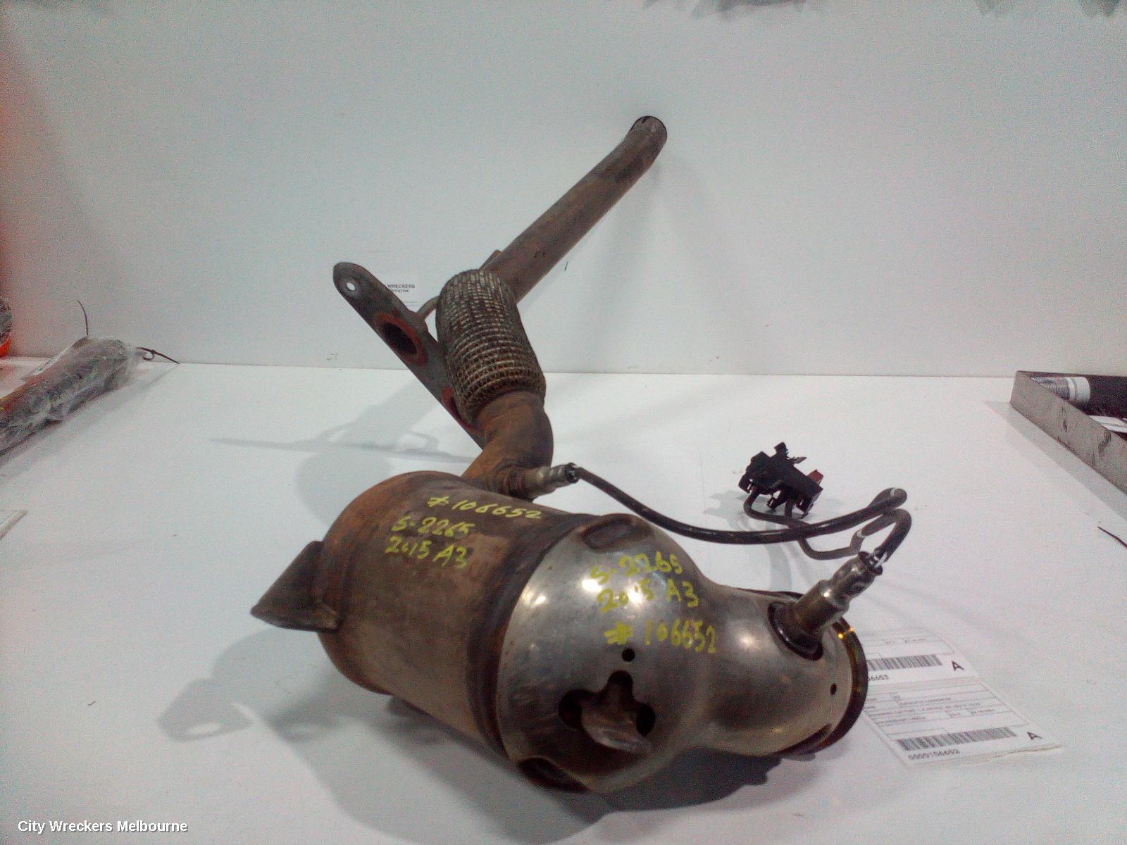 AUDI A3 2015 Catalytic Converter
