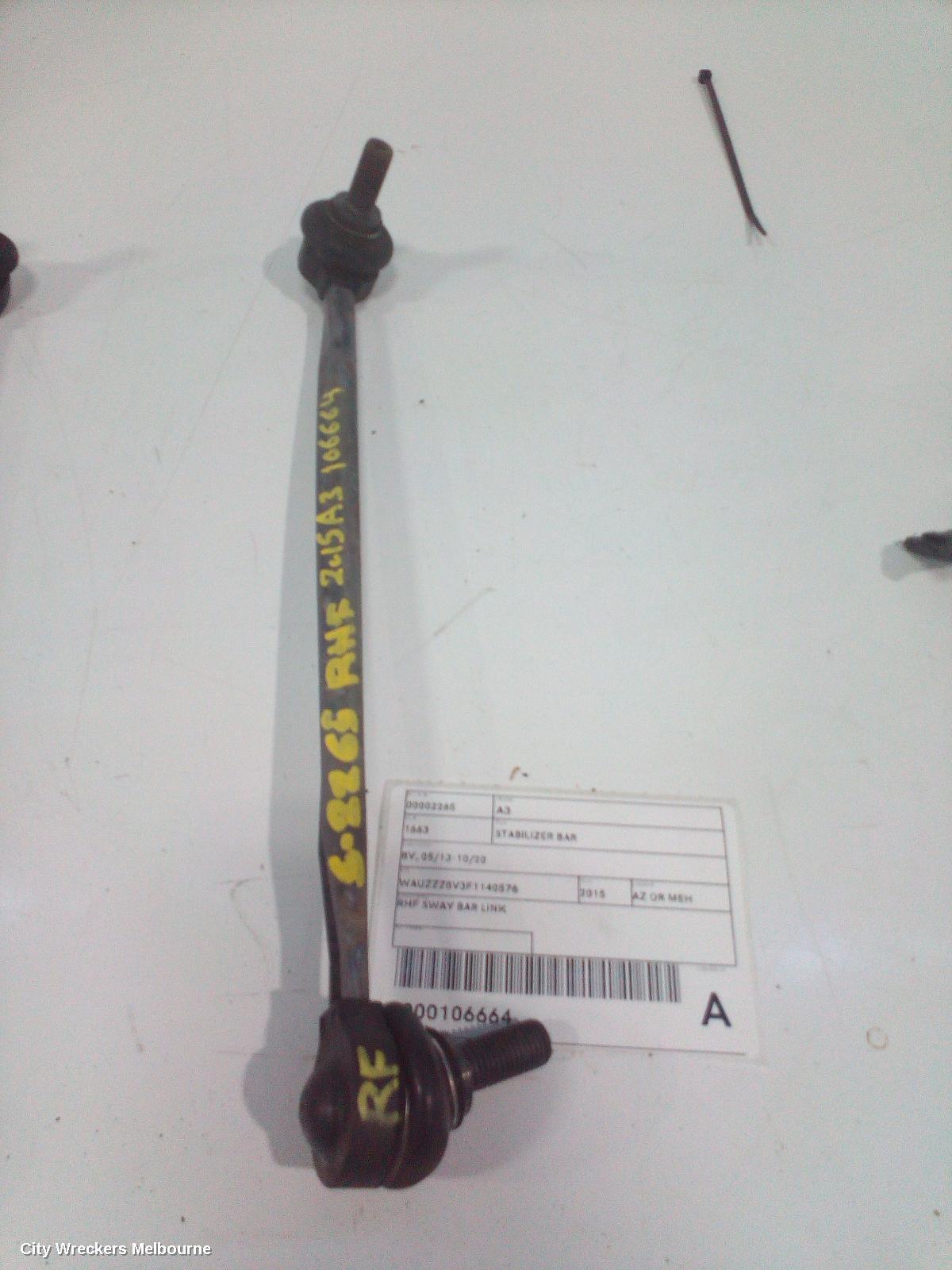 AUDI A3 2015 Stabiliser Bar