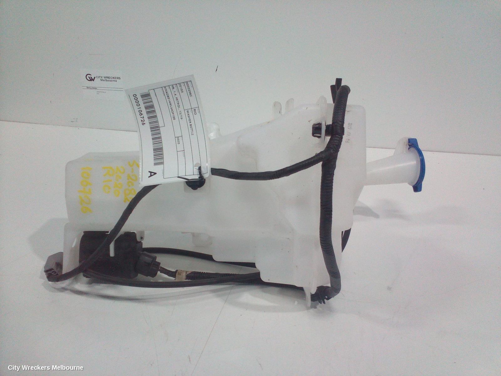 KIA RIO 2020 Washer Bottle