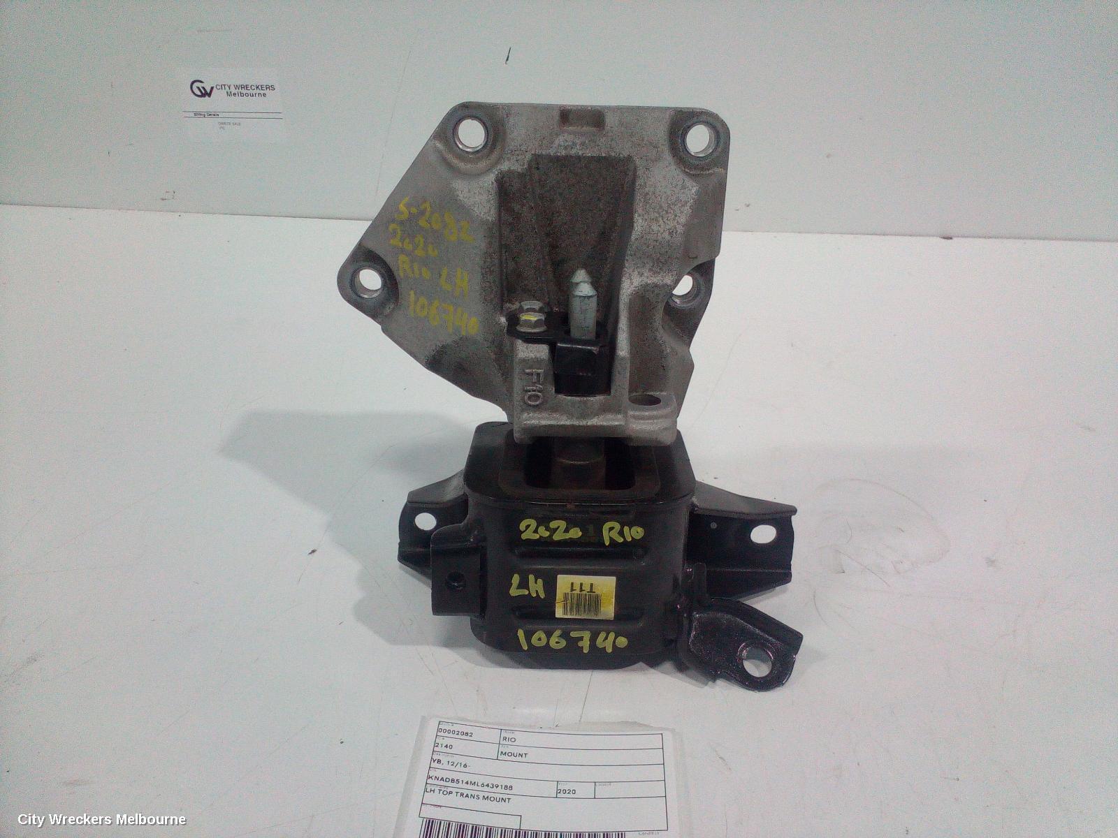 KIA RIO 2020 Mount