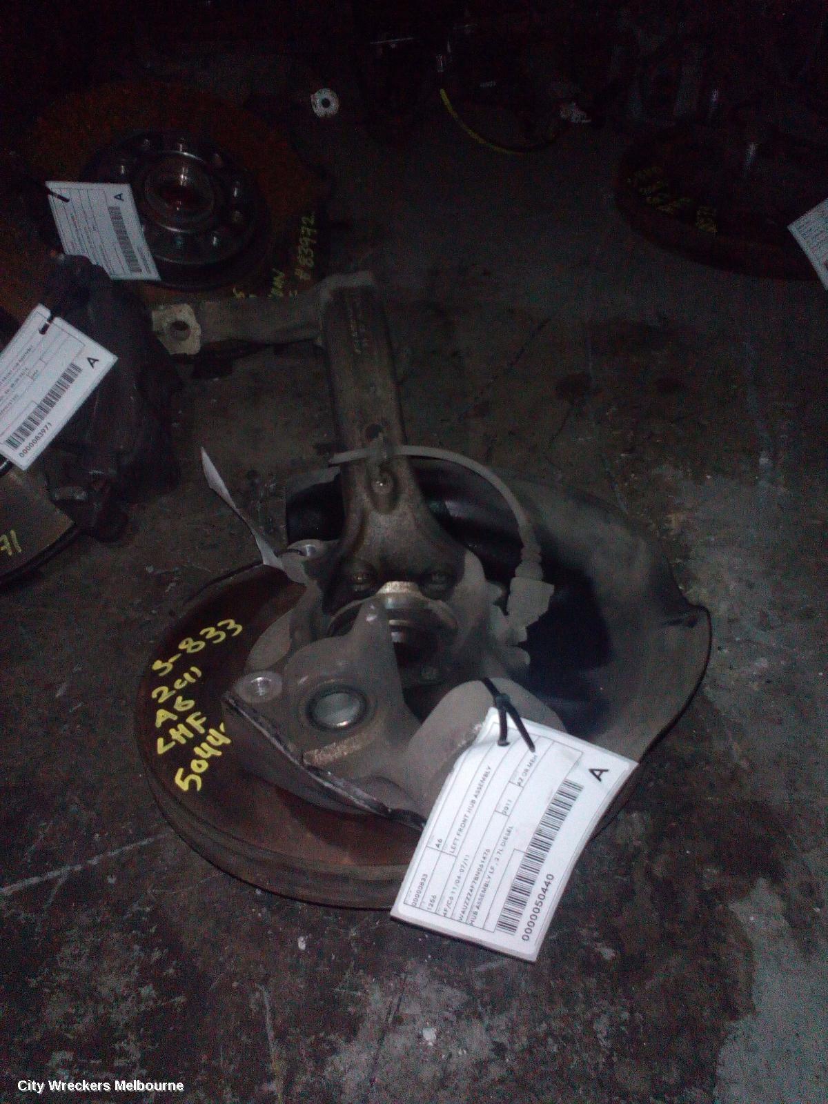 AUDI A6 2011 Left Front Hub Assembly