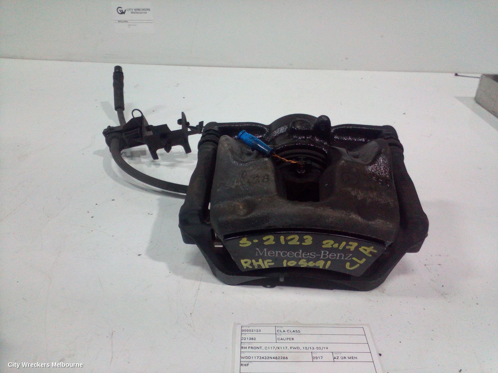 MERCEDES CLA CLASS 2017 Caliper