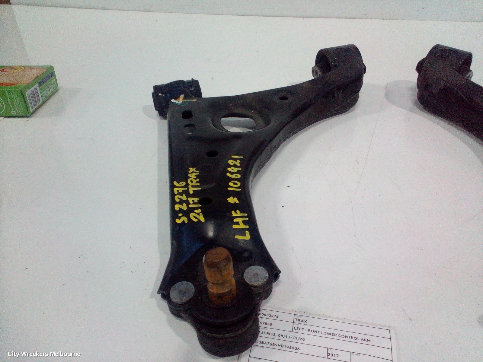 HOLDEN TRAX 2017 Left Front Lower Control Arm
