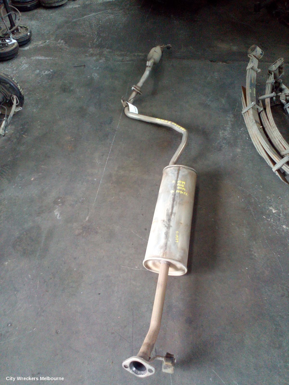 SUZUKI SWIFT 2018 Exhaust System