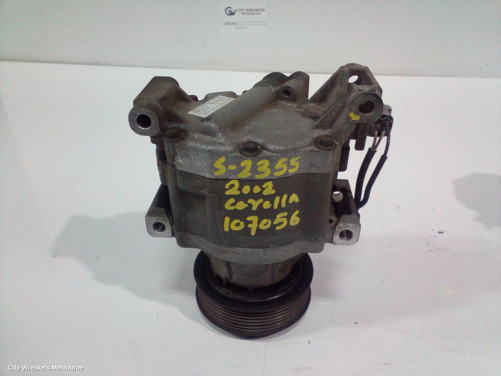 TOYOTA COROLLA 2002 A/C Compressor