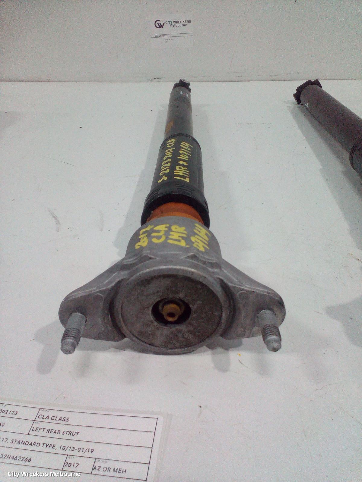 MERCEDES CLA CLASS 2017 Left Rear Strut