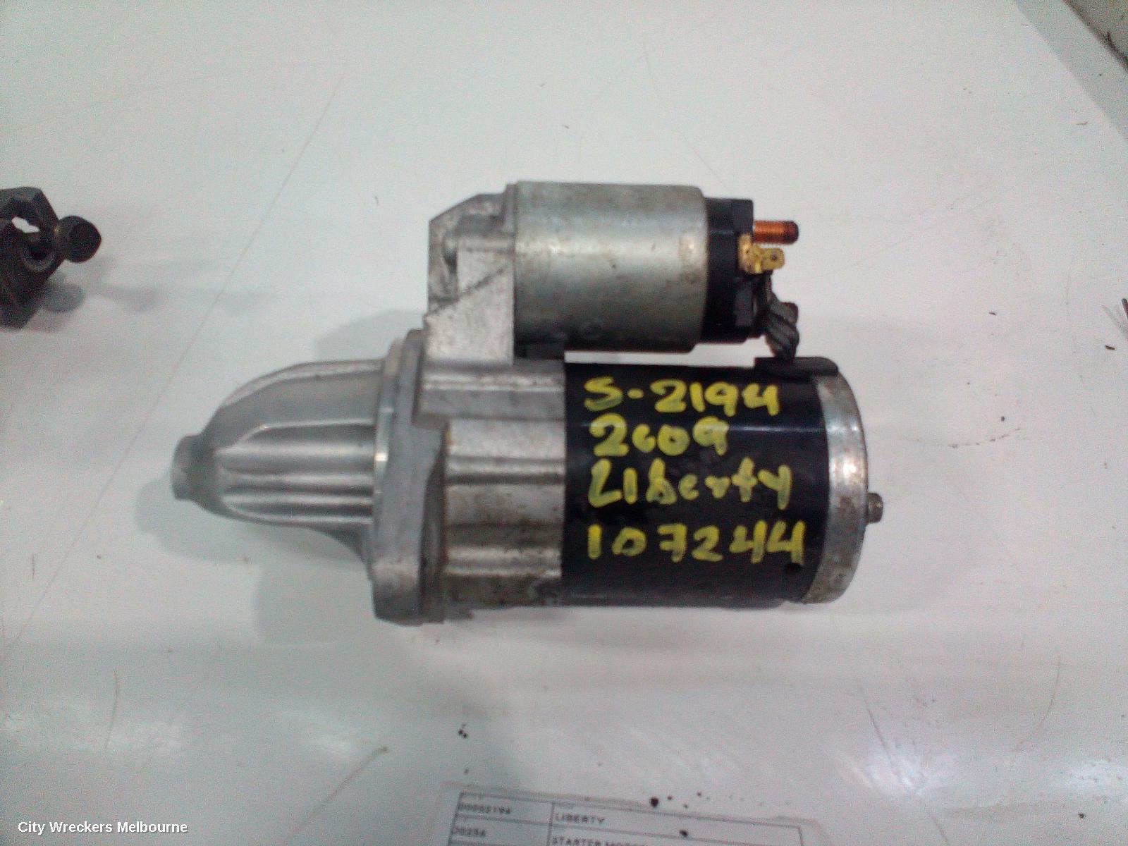 SUBARU LIBERTY 2009 Starter