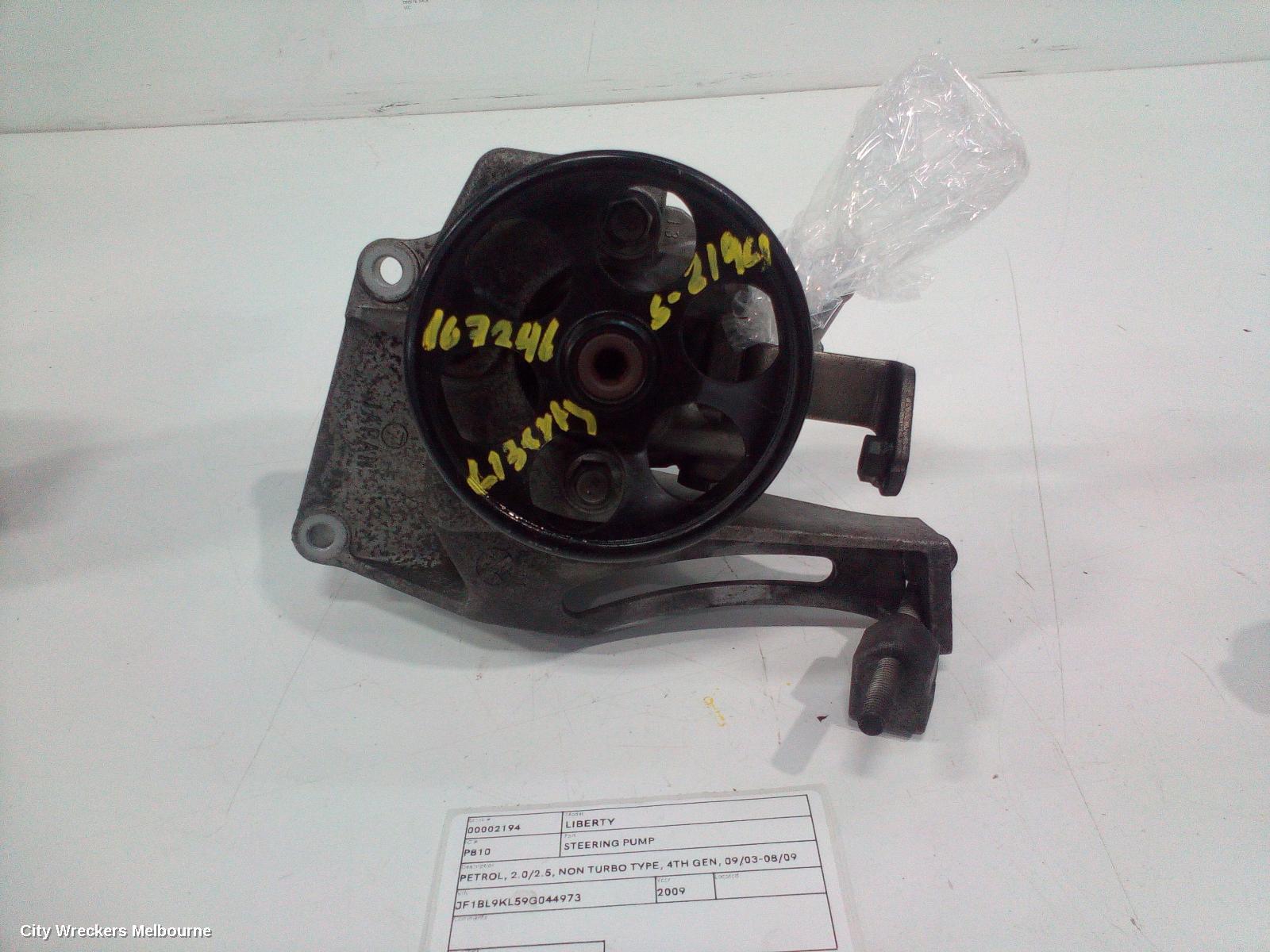 SUBARU LIBERTY 2009 Steering Pump