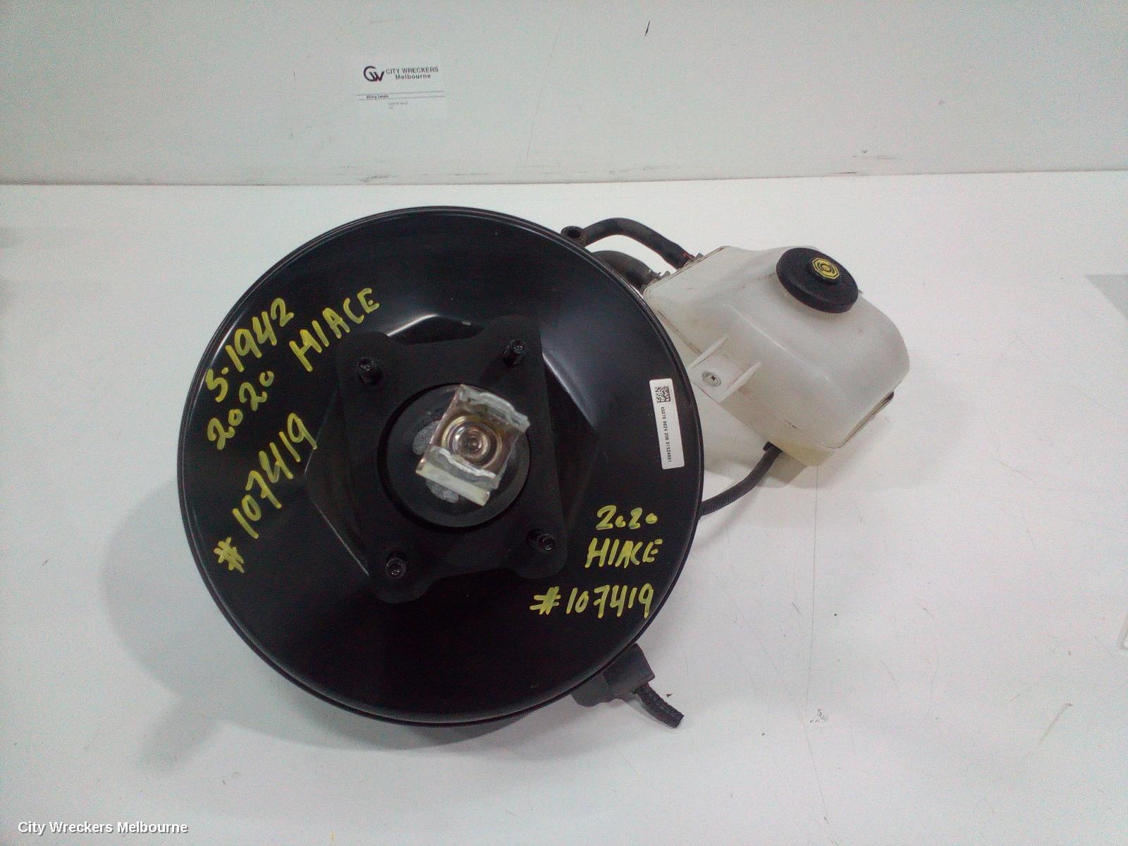 TOYOTA HIACE 2020 Brake Booster