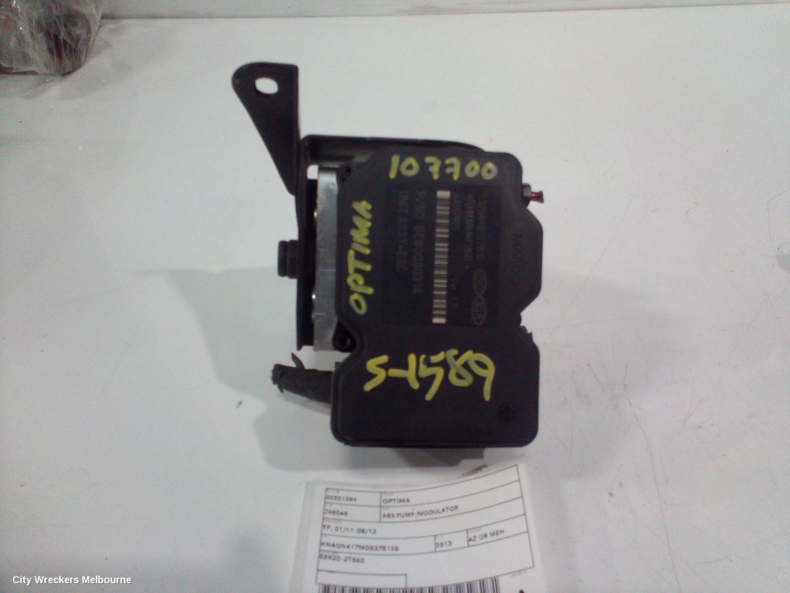 KIA OPTIMA 2013 Abs Pump/Modulator