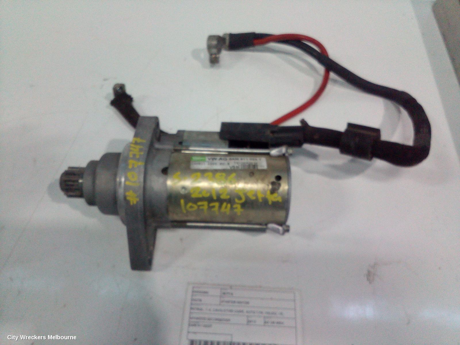 VOLKSWAGEN JETTA 2012 Starter