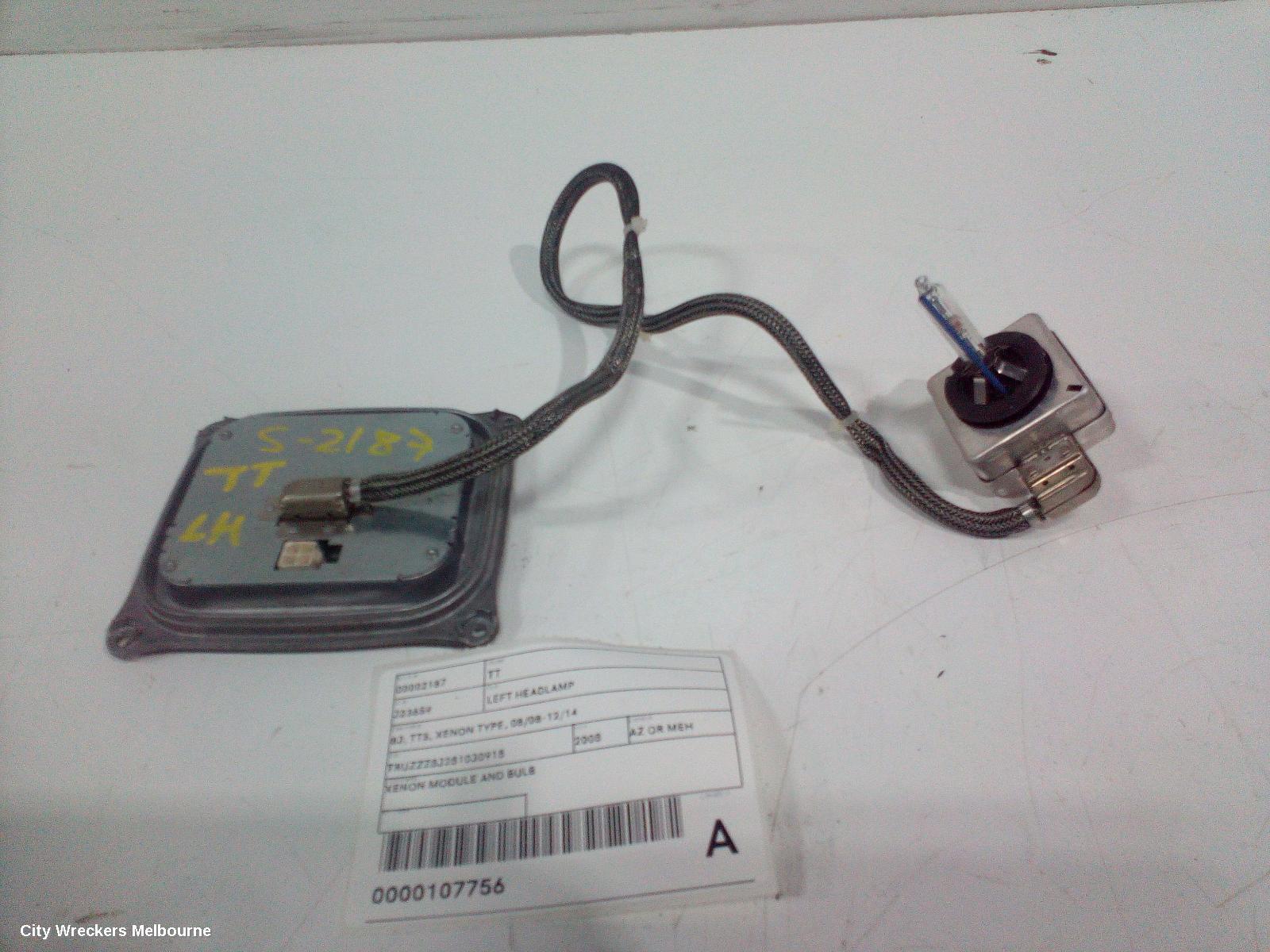 AUDI TT 2008 Left Headlamp