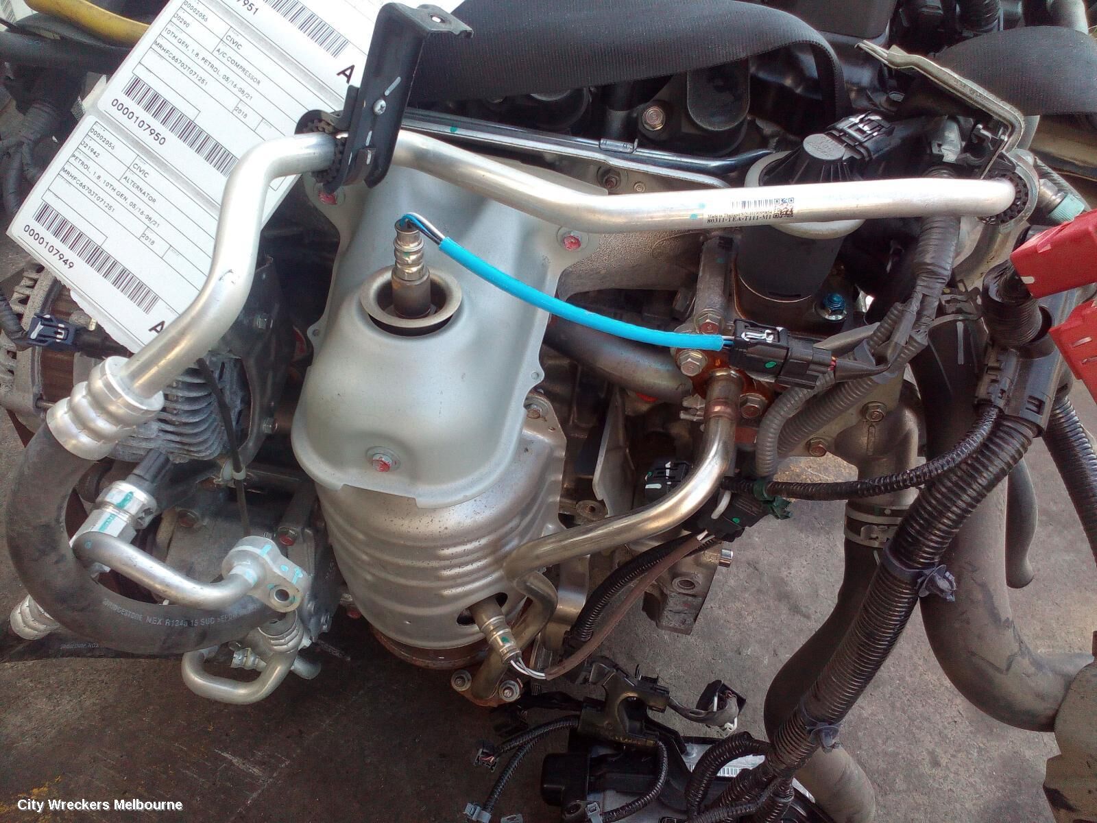 HONDA CIVIC 2018 Catalytic Converter