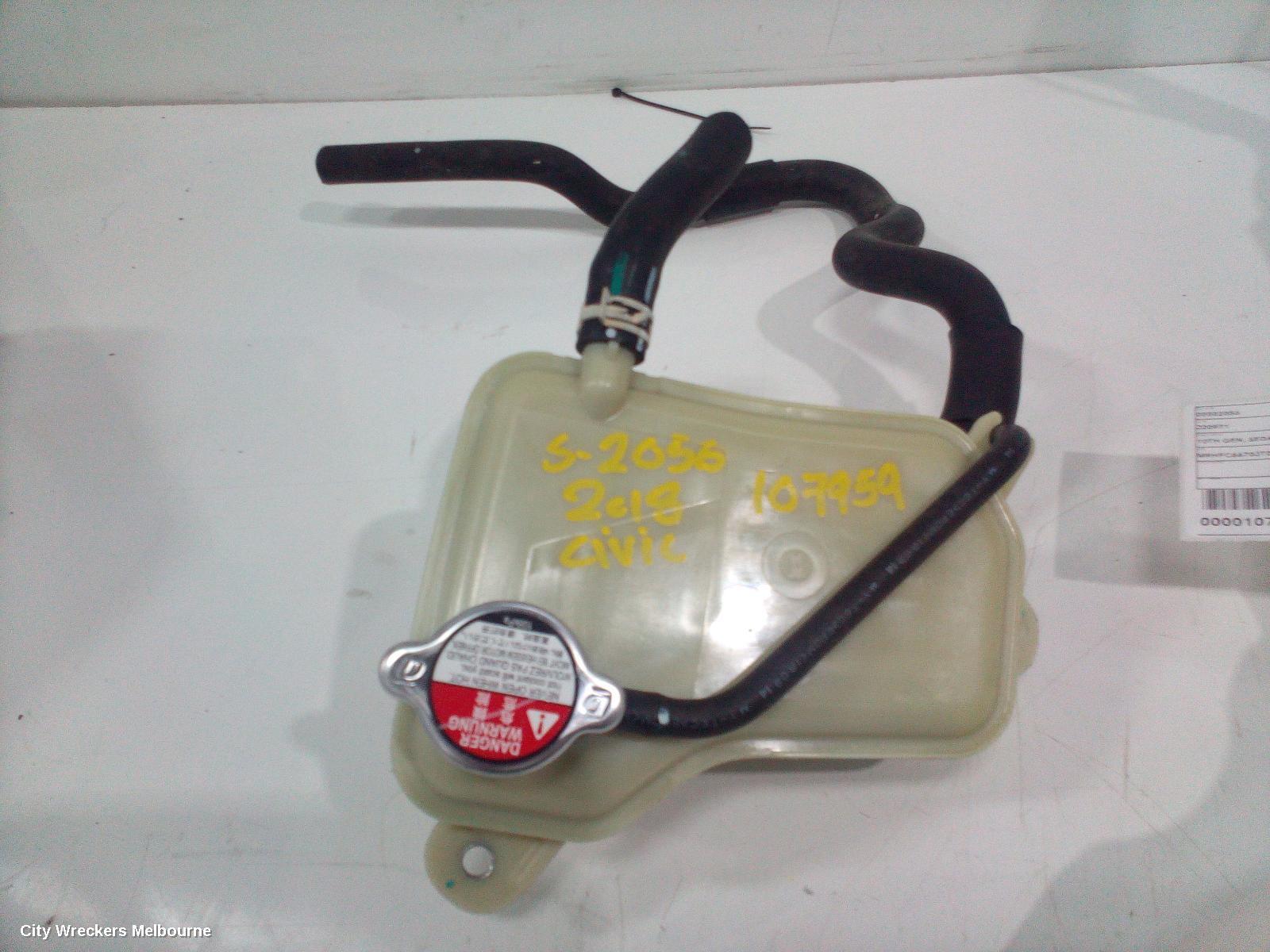 HONDA CIVIC 2018 Overflow Bottle