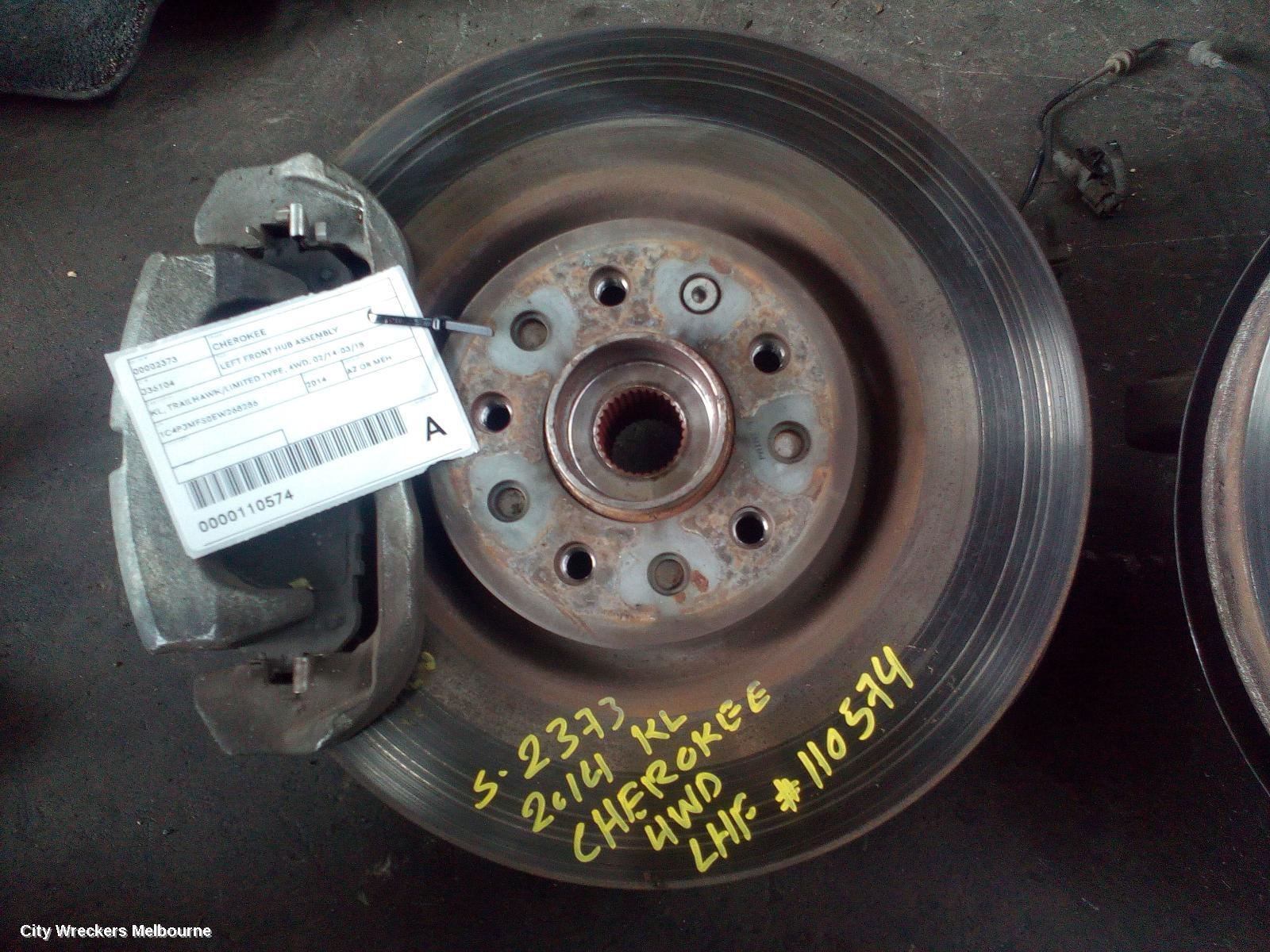 JEEP CHEROKEE 2014 Left Front Hub Assembly