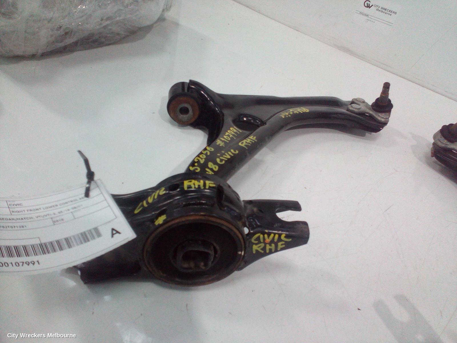 HONDA CIVIC 2018 Right Front Lower Control Arm