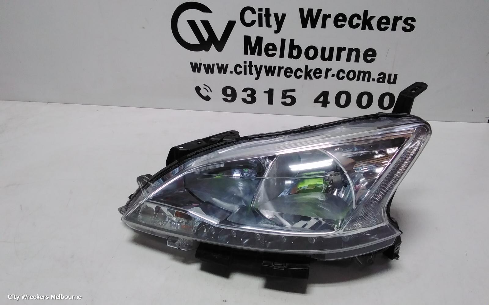 NISSAN PULSAR 2014 Left Headlamp