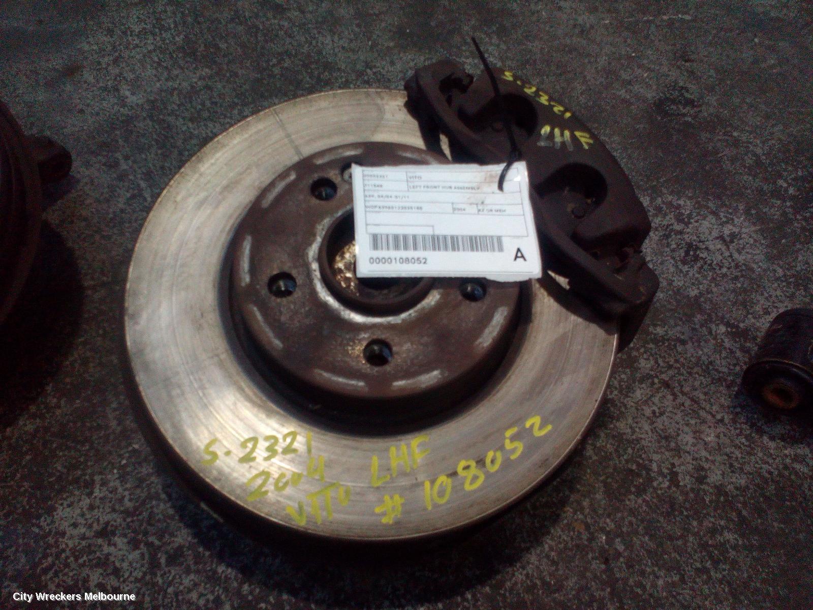 MERCEDES VITO 2004 Left Front Hub Assembly