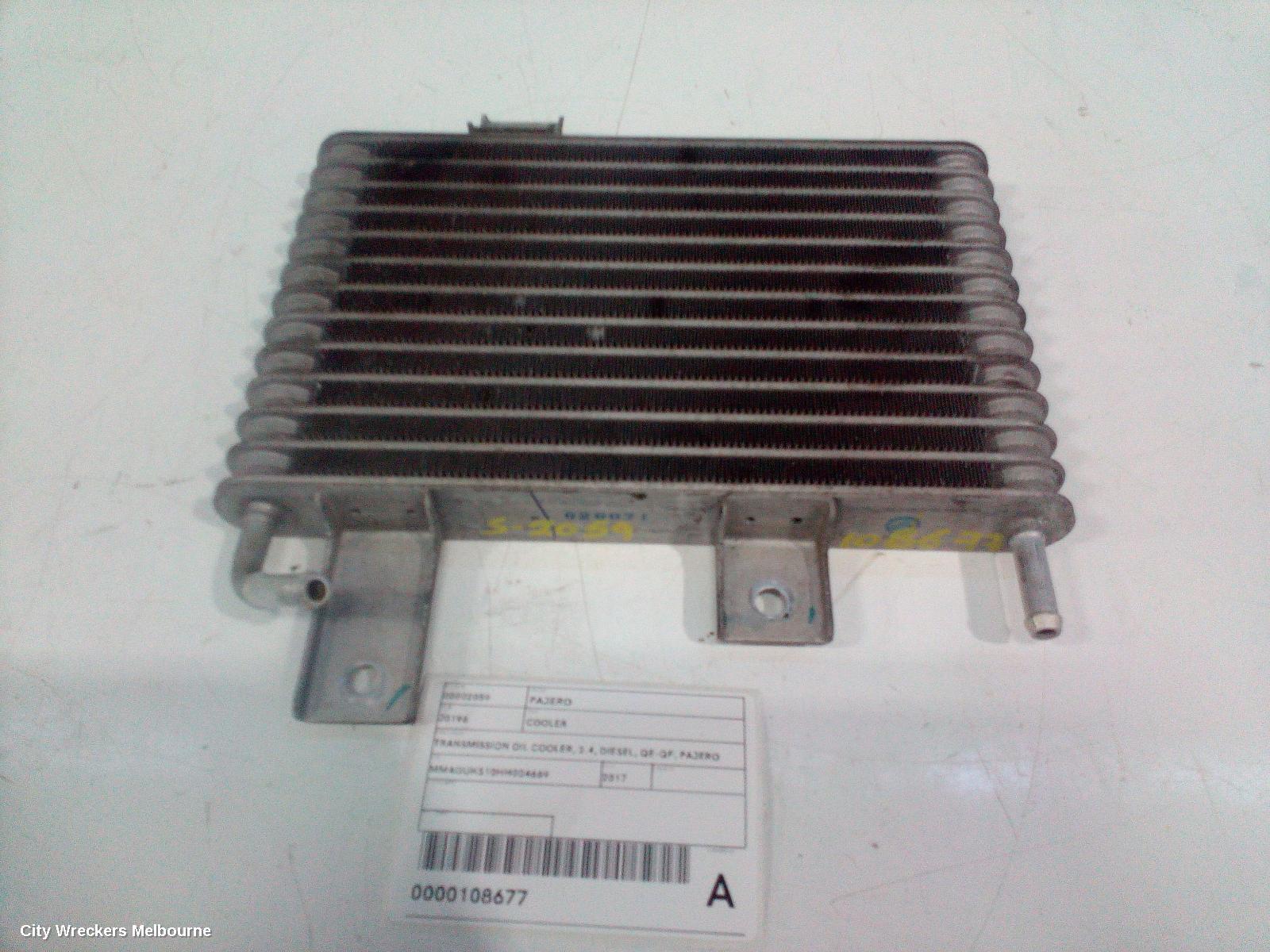 MITSUBISHI PAJERO 2017 Cooler