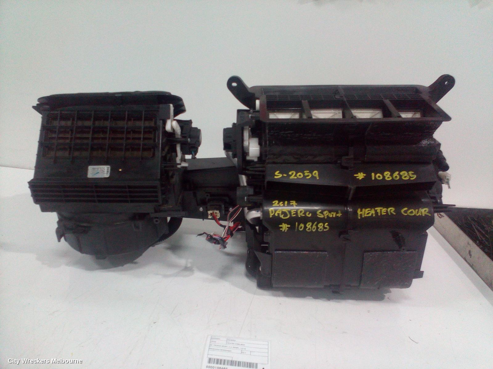 MITSUBISHI PAJERO 2017 Heater Core/Box