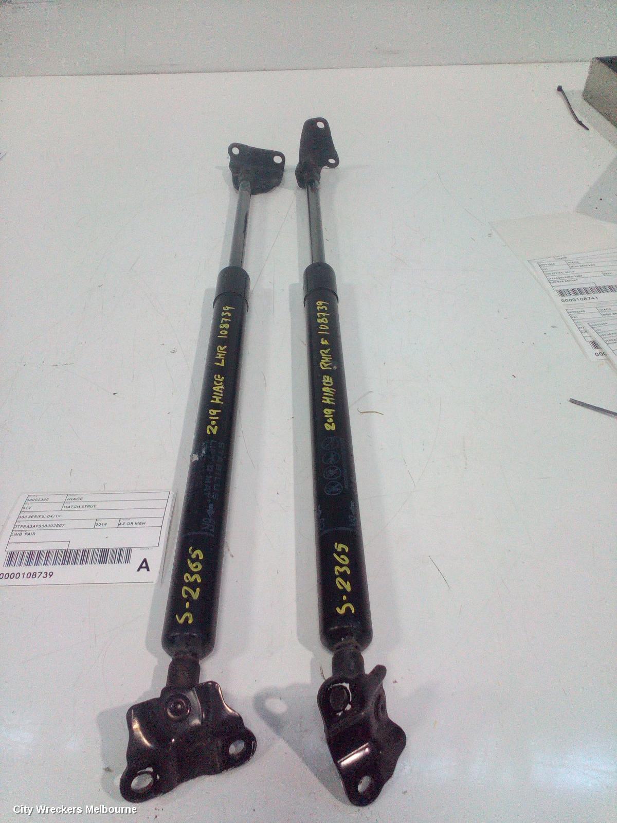 TOYOTA HIACE 2019 Hatch Strut