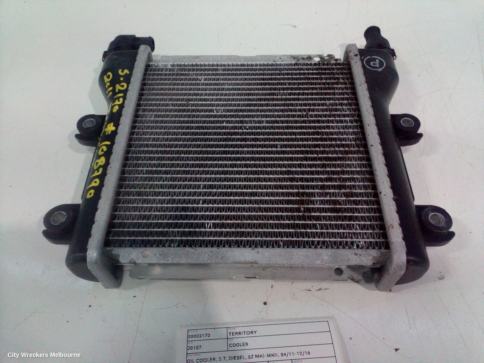 FORD TERRITORY 2011 Cooler
