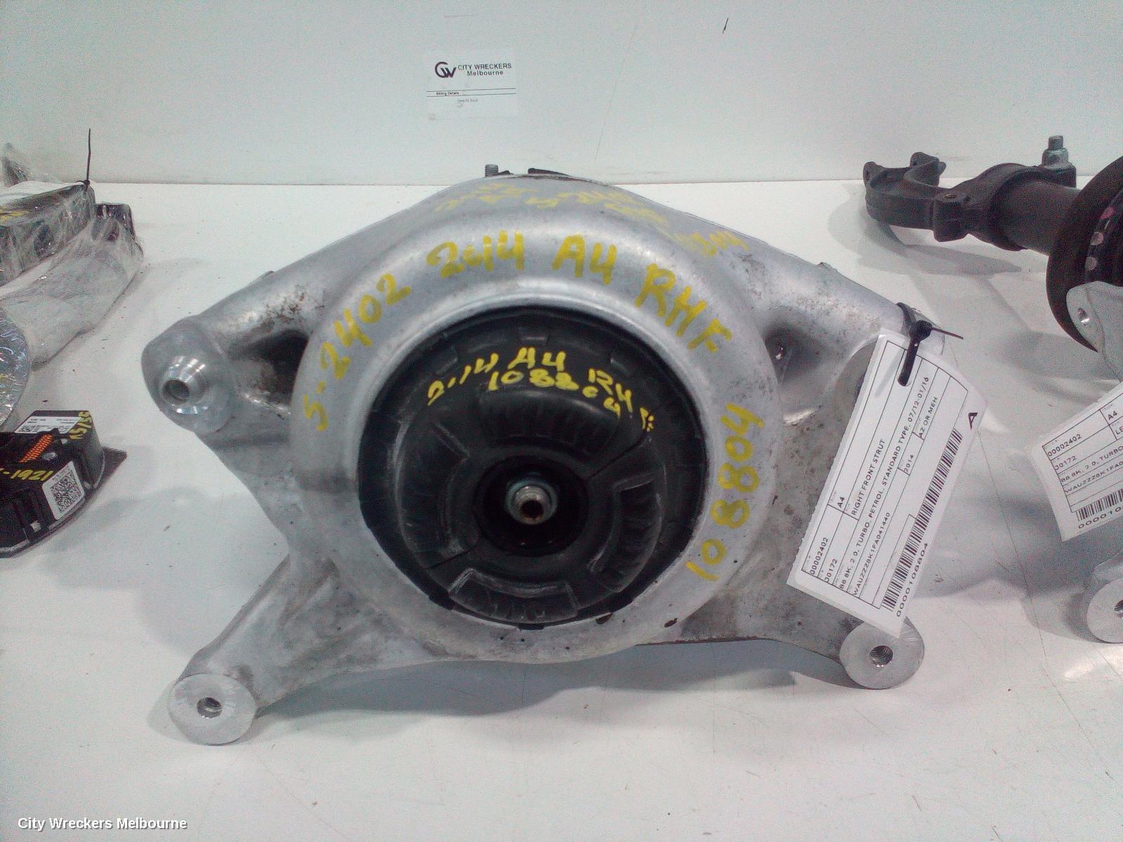 AUDI A4 2014 Right Front Strut