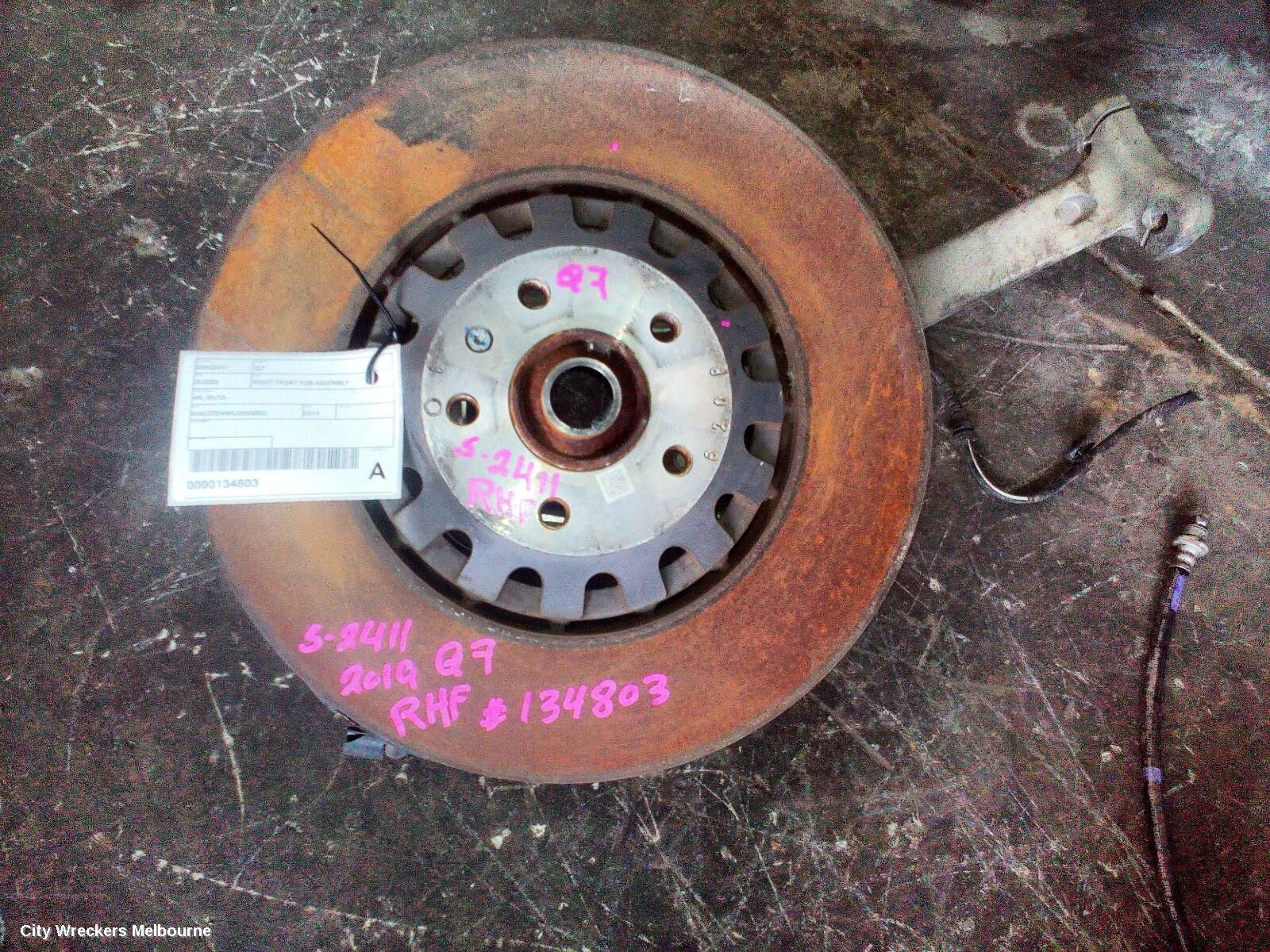 AUDI Q7 2019 Right Front Hub Assembly