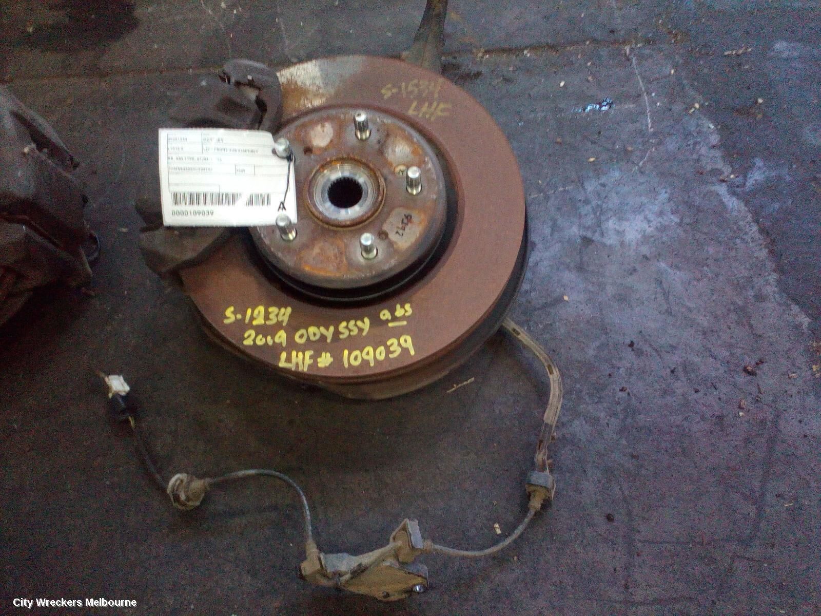 HONDA ODYSSEY 2009 Left Front Hub Assembly