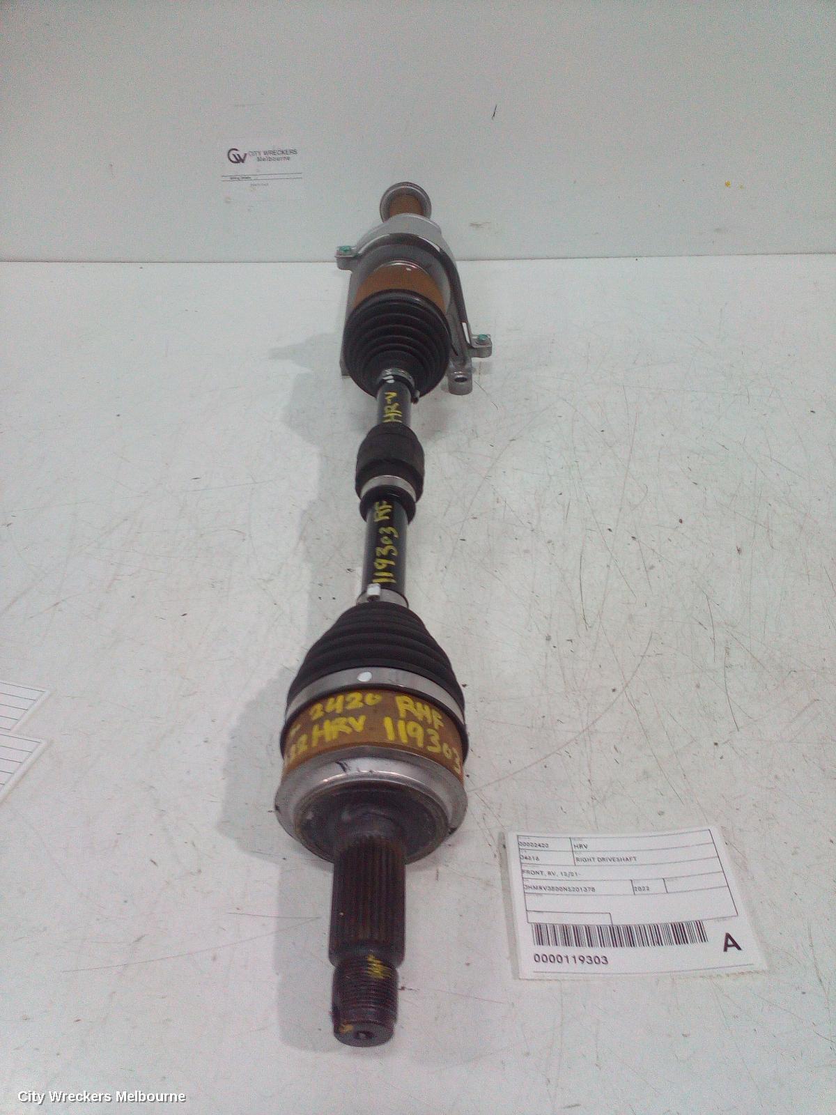 HONDA HRV 2022 Right Driveshaft