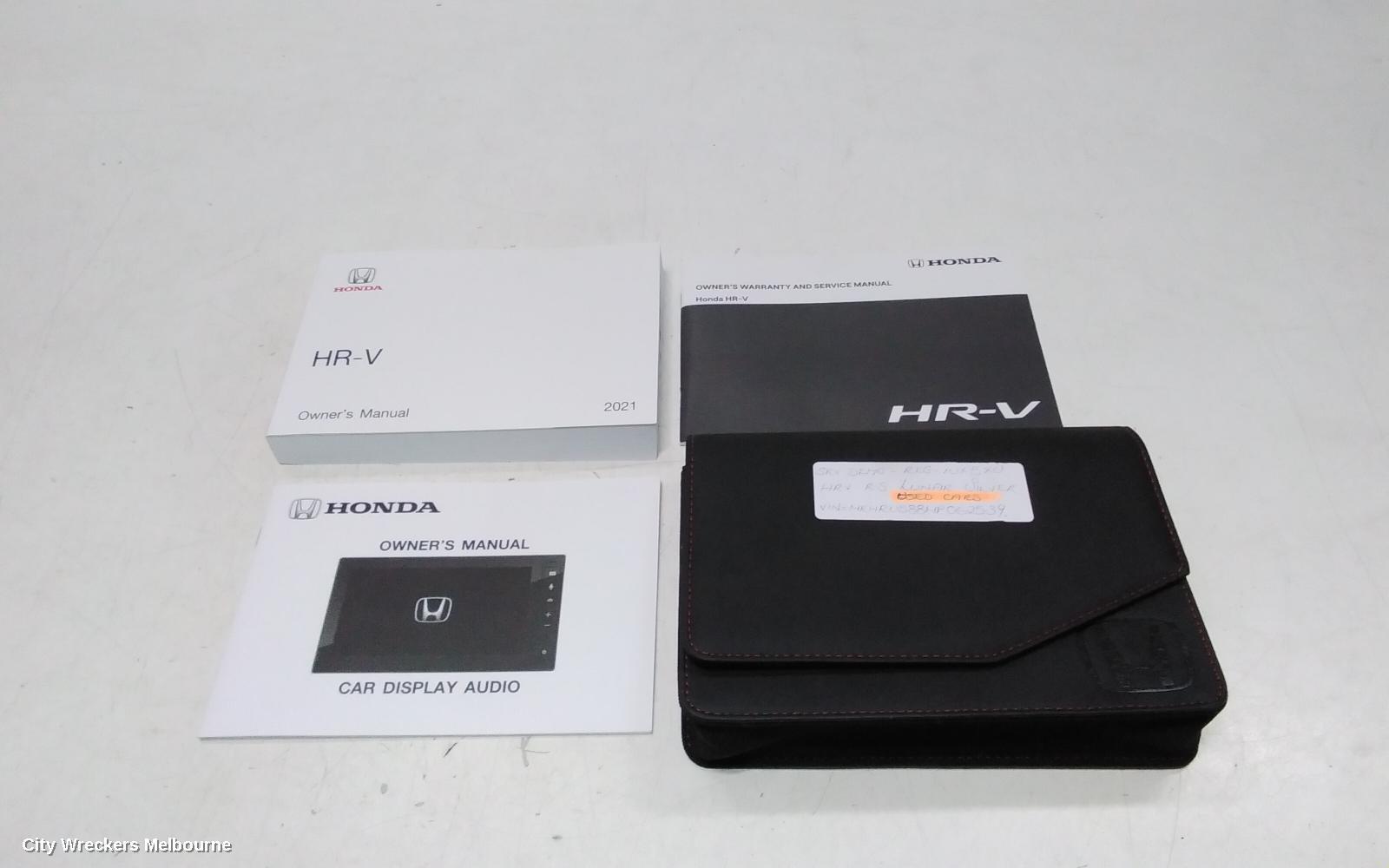 HONDA HRV 2021 Owners Handbook