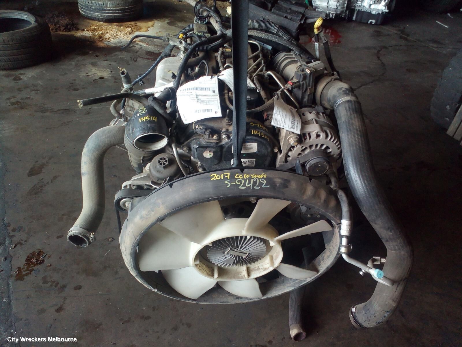 HOLDEN COLORADO 2017 Engine