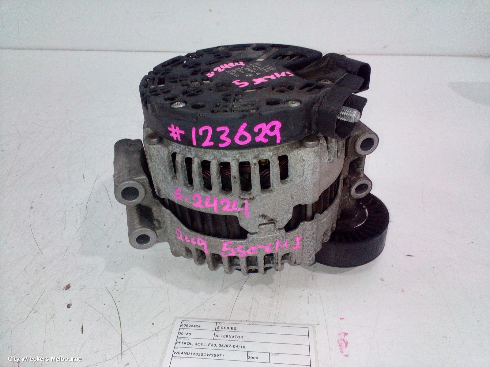 BMW 5 SERIES 2009 Alternator