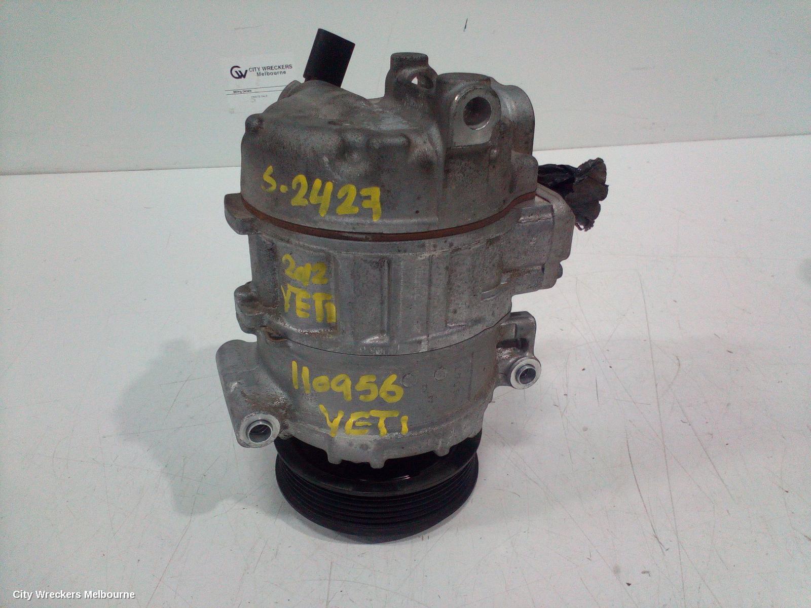 SKODA YETI 2012 A/C Compressor