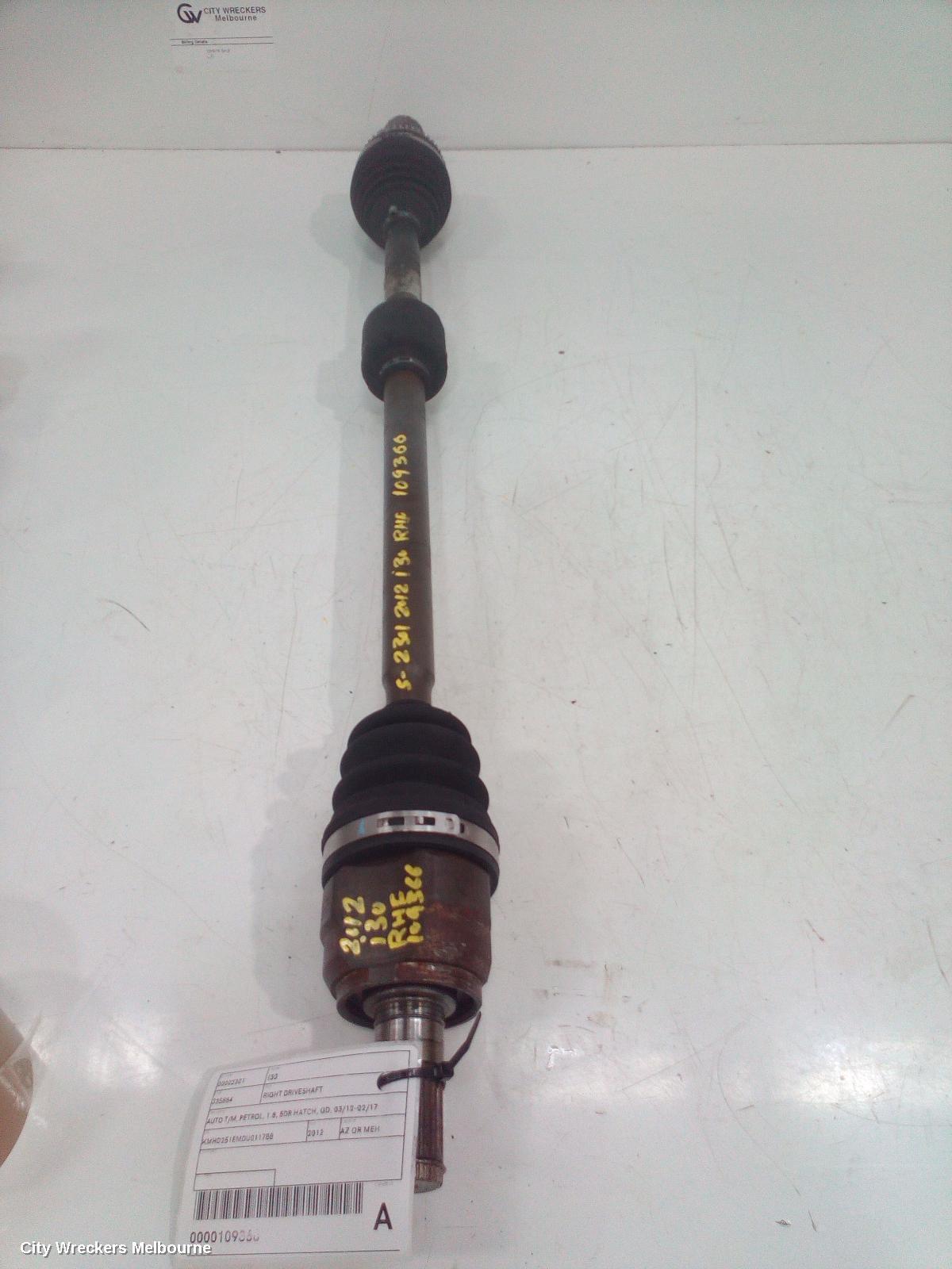 HYUNDAI I30 2012 Right Driveshaft