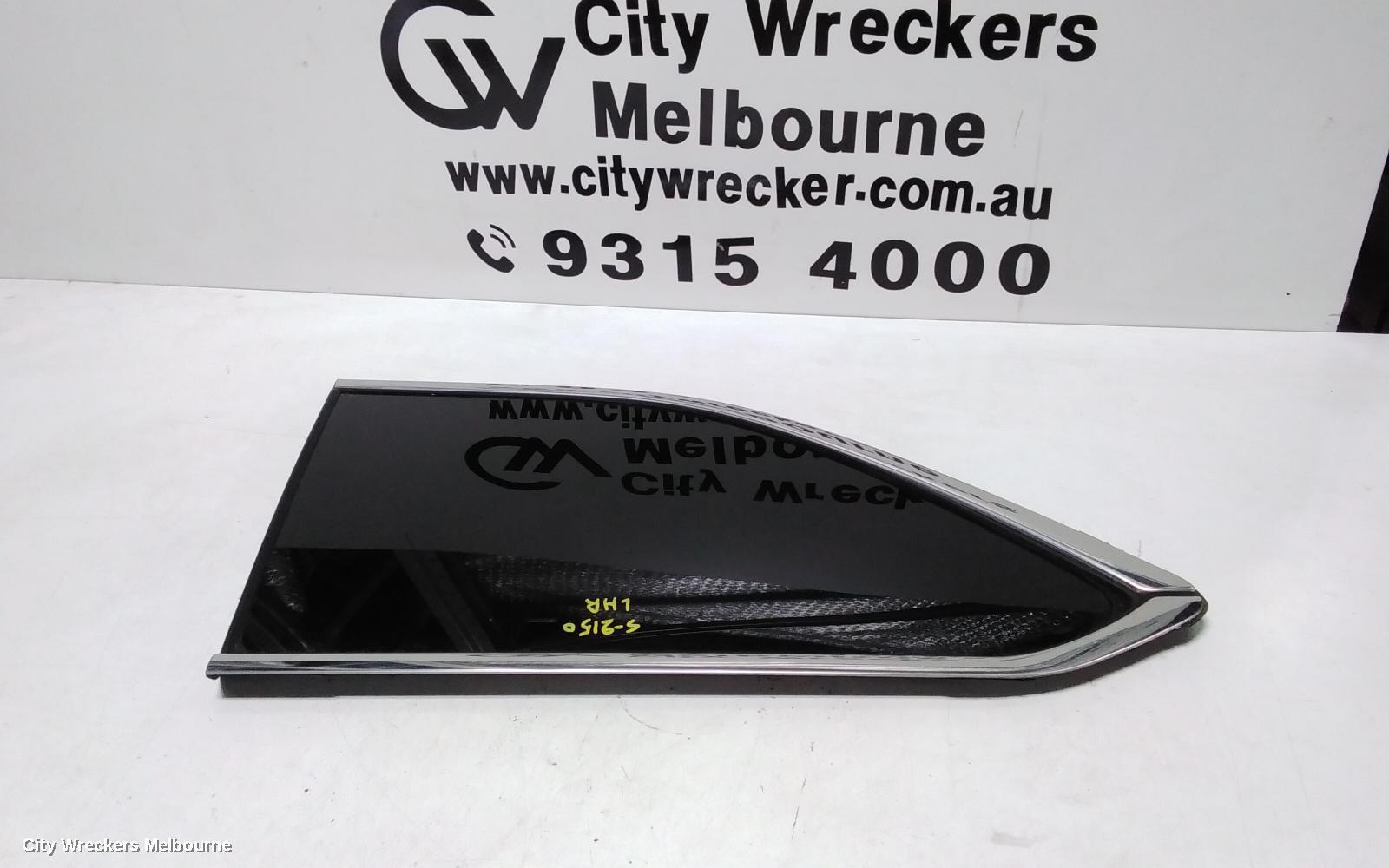 TOYOTA KLUGER 2014 Left Rear Side Glass