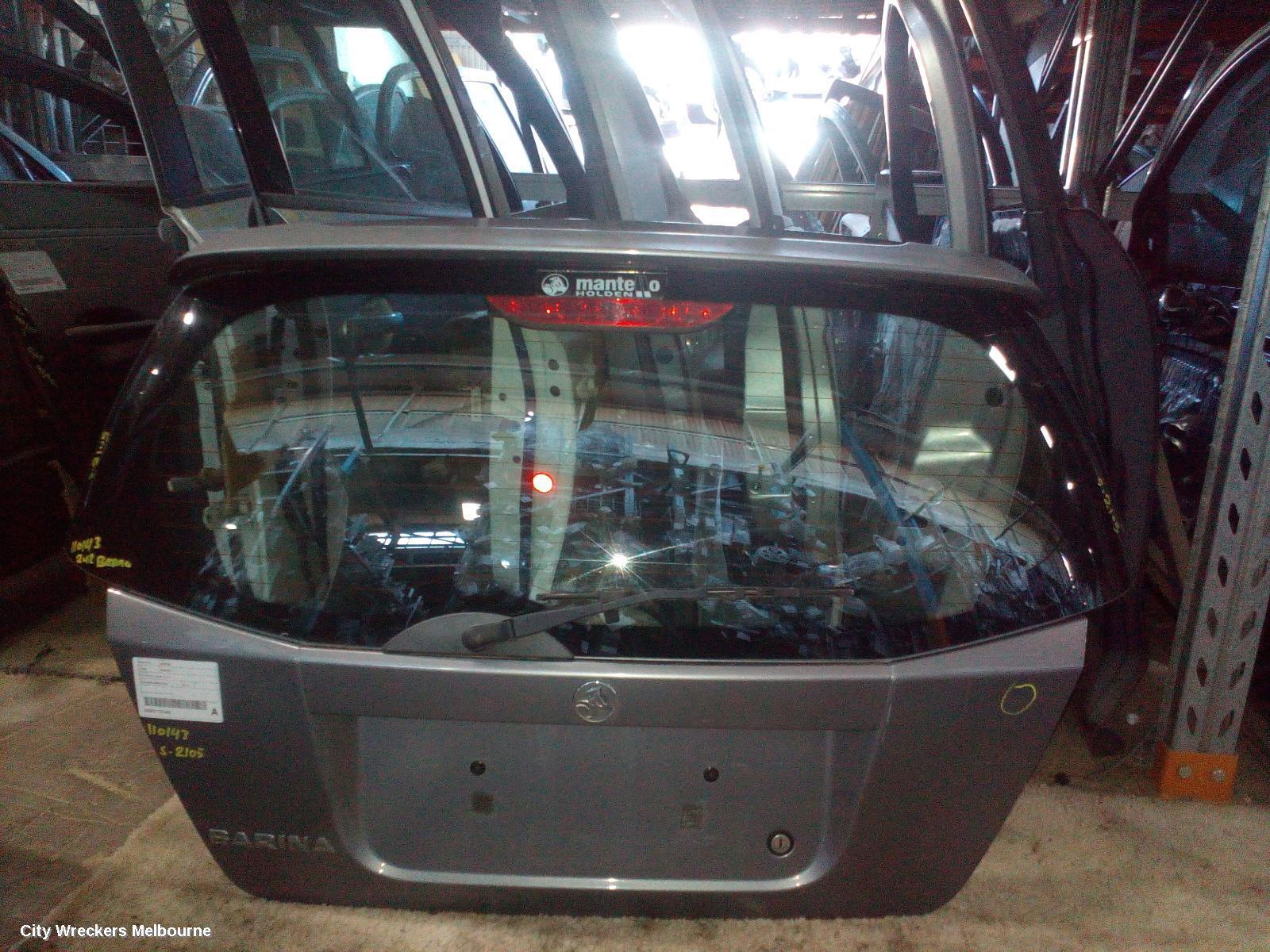 HOLDEN BARINA 2012 Bootlid/Tailgate
