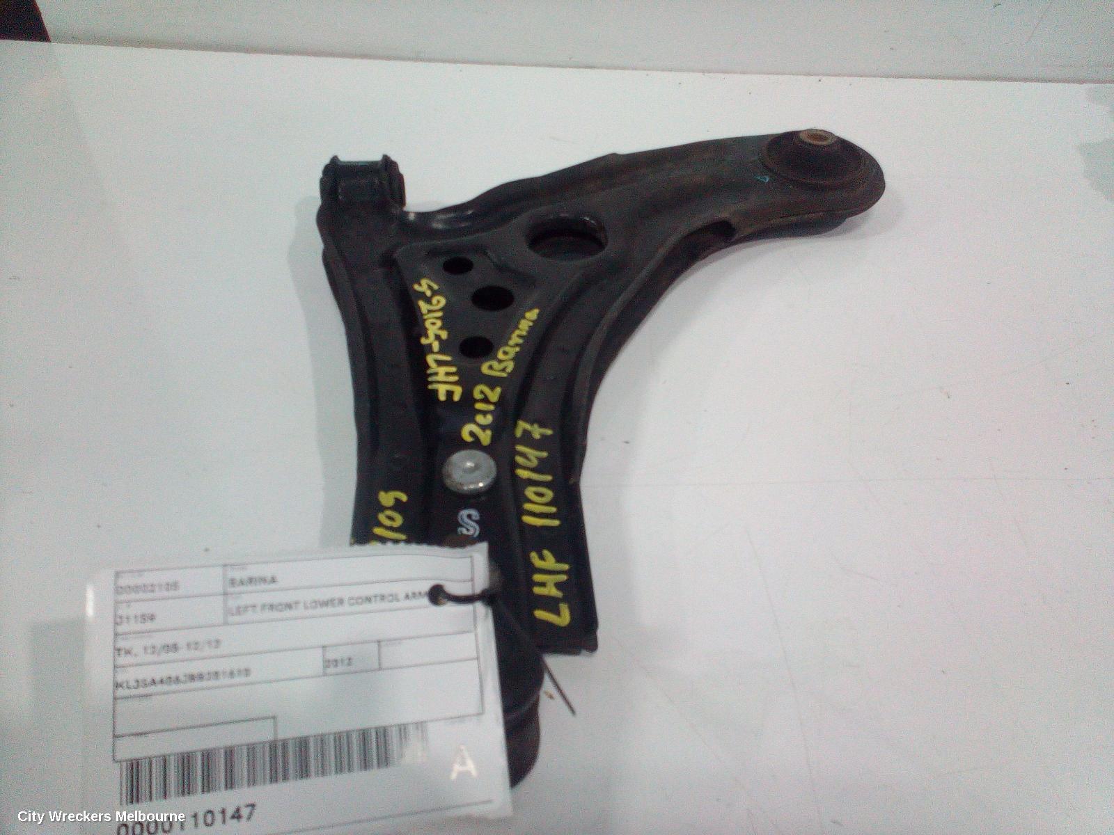 HOLDEN BARINA 2012 Left Front Lower Control Arm