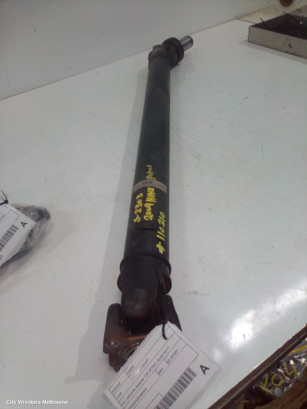 TOYOTA HIACE 2009 Rear Drive Shaft