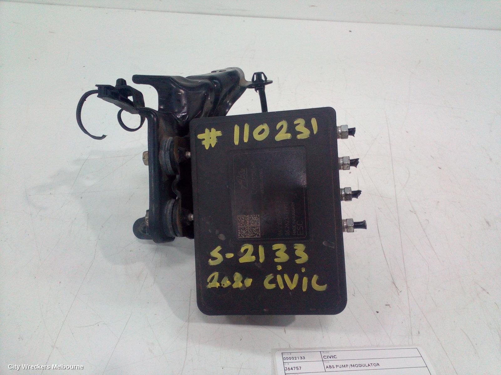 HONDA CIVIC 2020 Abs Pump/Modulator