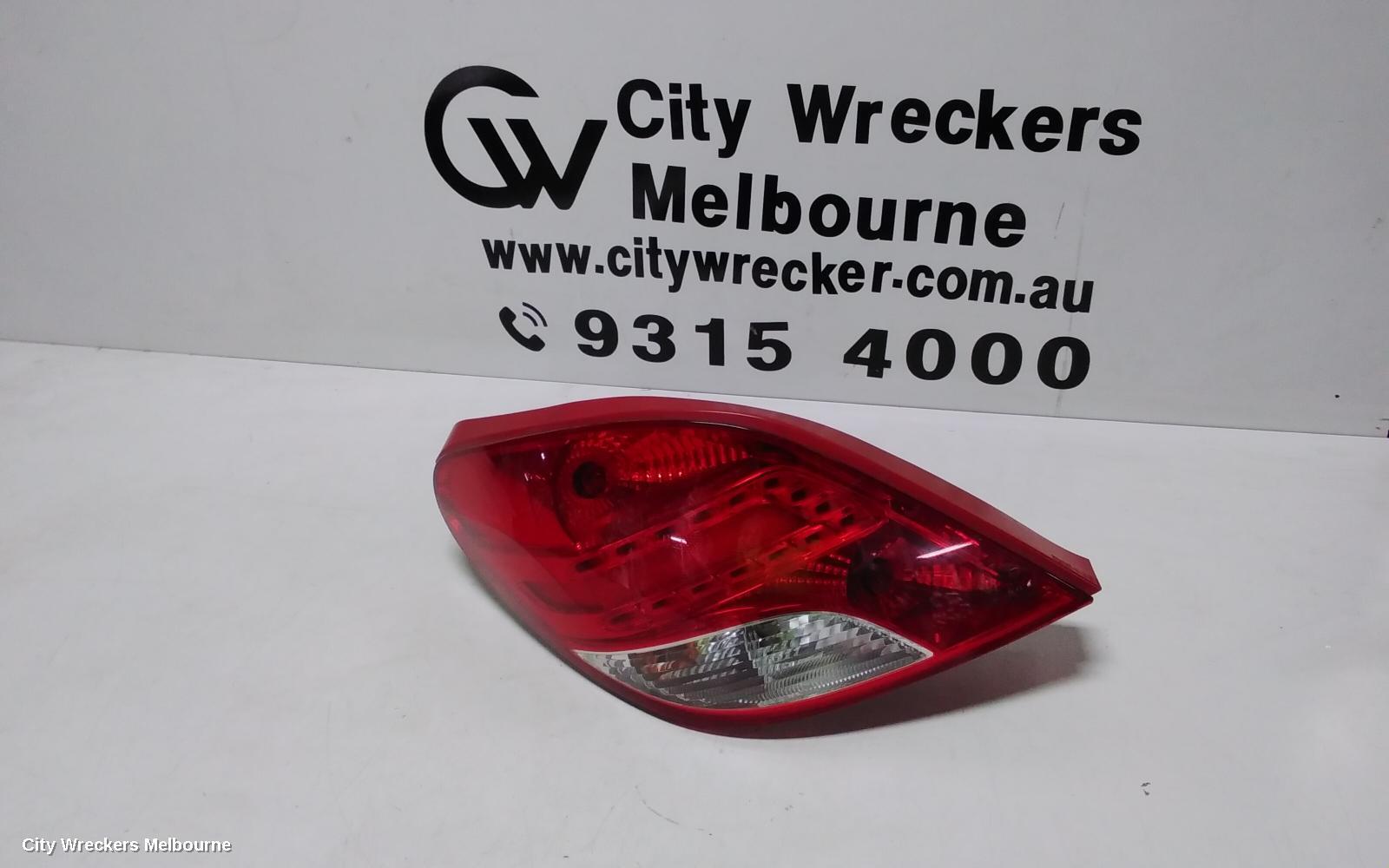 PEUGEOT 207 2011 Left Taillight