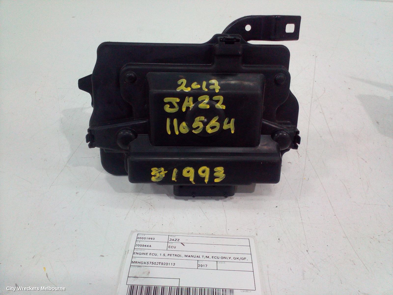 HONDA JAZZ 2017 Ecu