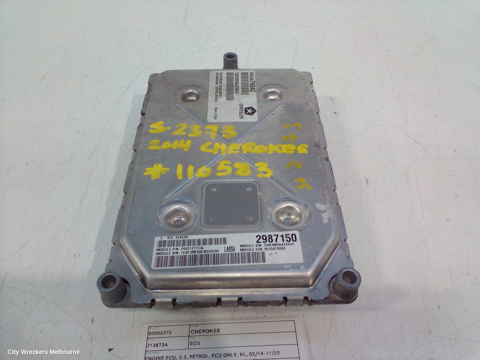 JEEP CHEROKEE 2014 Ecu