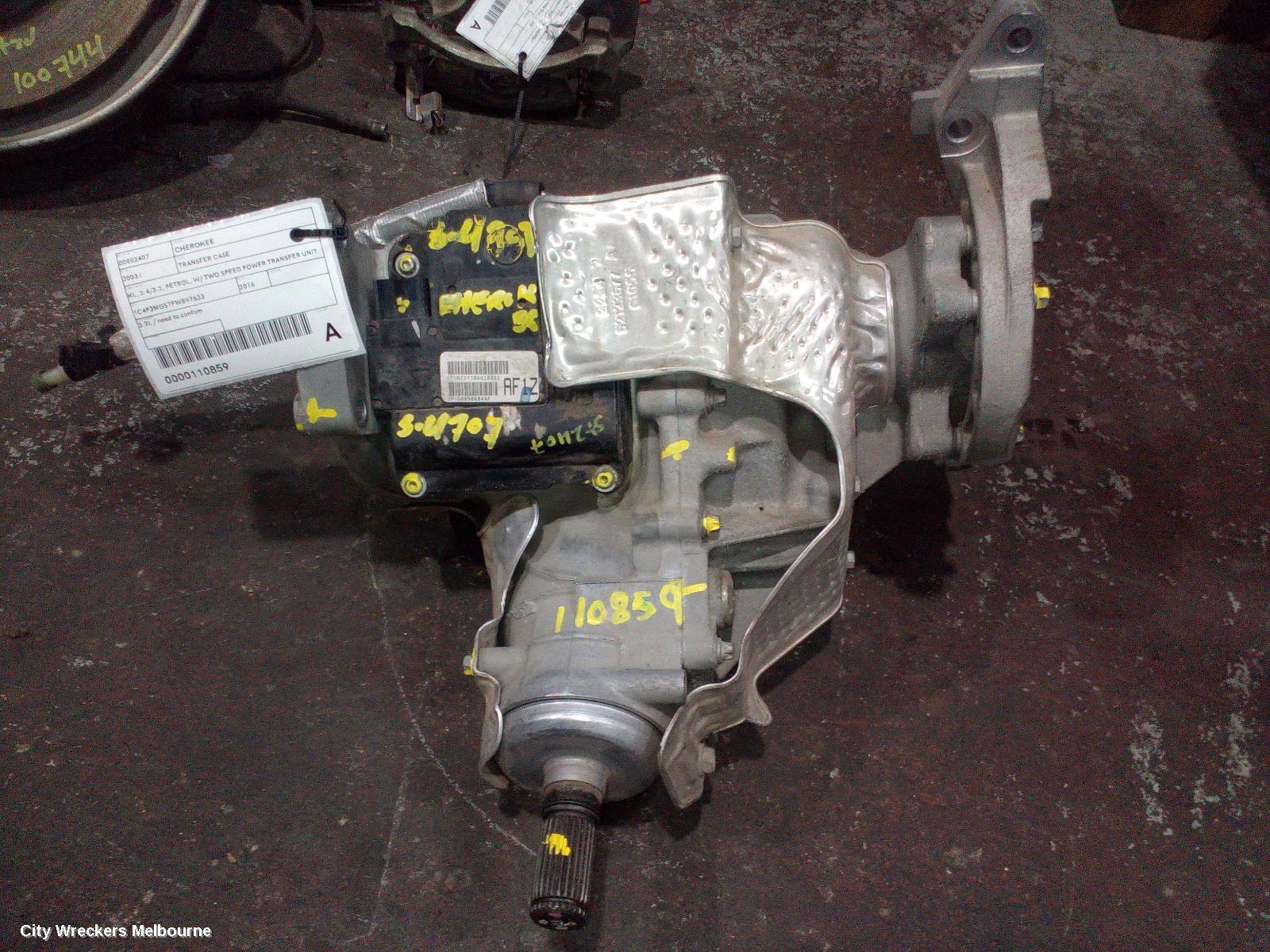 JEEP CHEROKEE 2016 Transfer Case