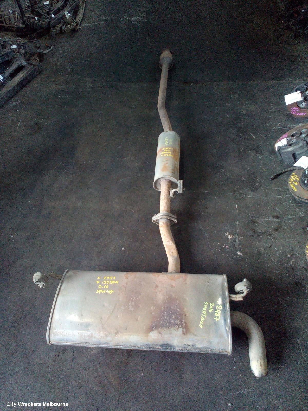 KIA SPORTAGE 2016 Catalytic Converter